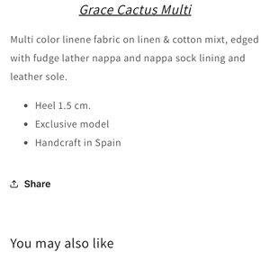 Ramon tenza Grace Catus Multi Shoes. Never worn